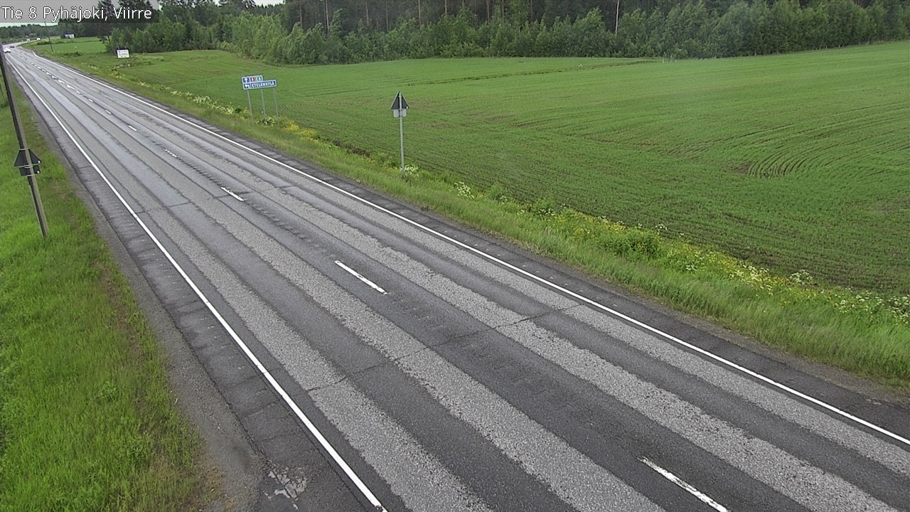 Kelikamerat Kuva Tie 8 Pyhäjoki, Viirre, Pyhäjoki, Pohjois-Pohjanmaa