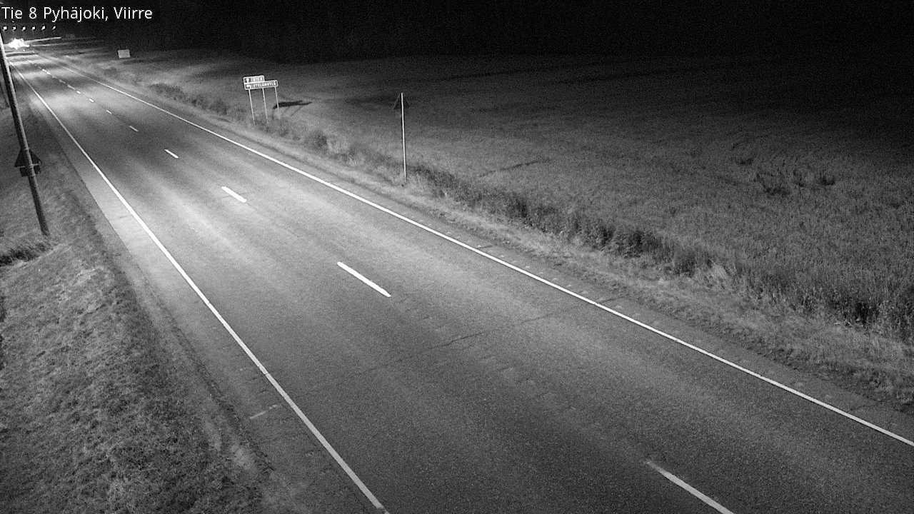 Kelikamerat Kuva Tie 8 Pyhäjoki, Viirre, Pyhäjoki, Pohjois-Pohjanmaa