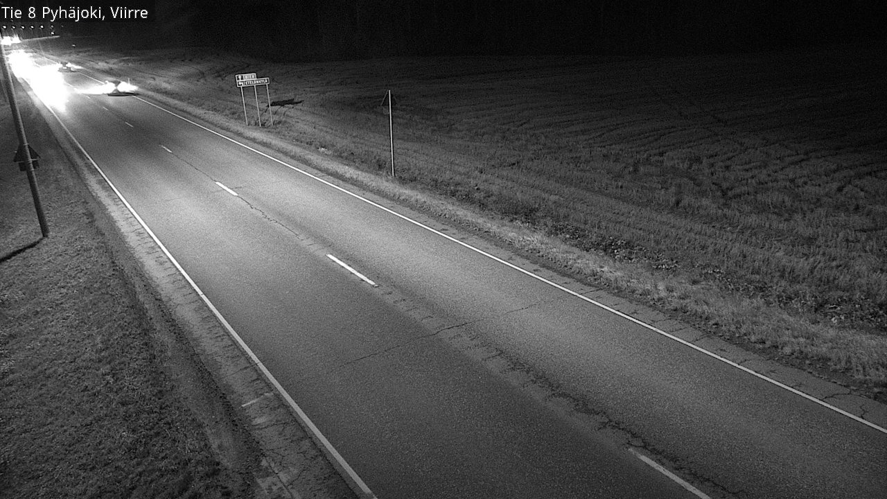 Kelikamerat Kuva Tie 8 Pyhäjoki, Viirre, Pyhäjoki, Pohjois-Pohjanmaa