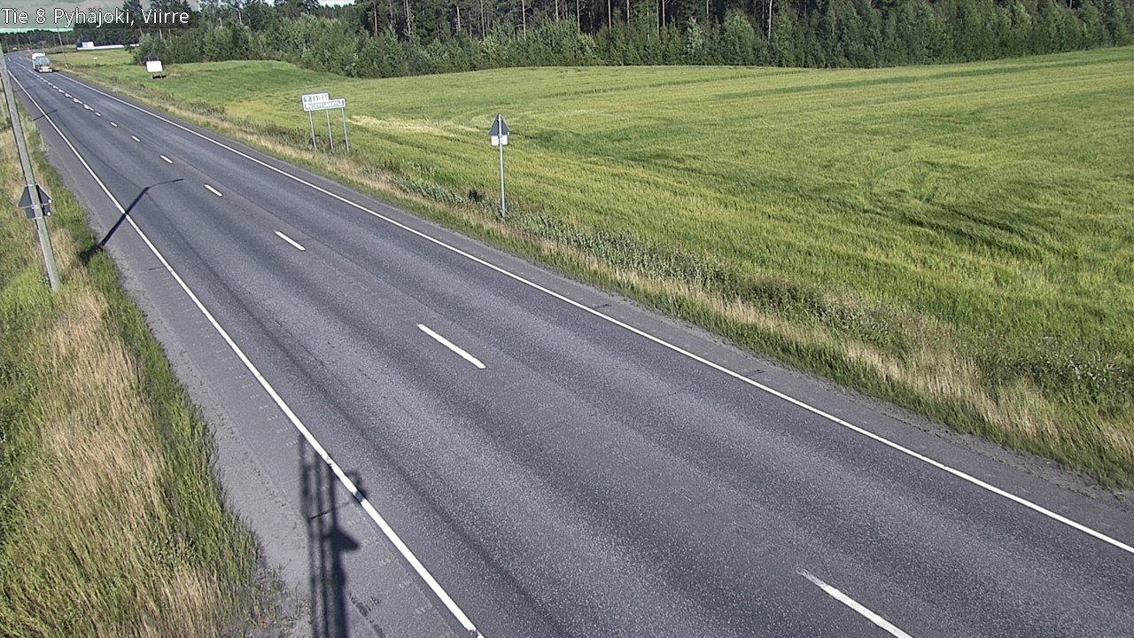 Kelikamerat Kuva Tie 8 Pyhäjoki, Viirre, Pyhäjoki, Pohjois-Pohjanmaa
