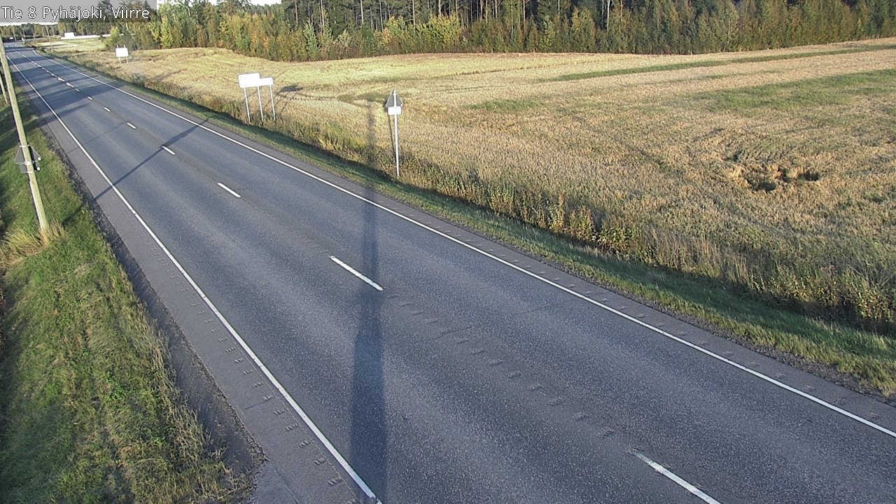 Kelikamerat Kuva Tie 8 Pyhäjoki, Viirre, Pyhäjoki, Pohjois-Pohjanmaa