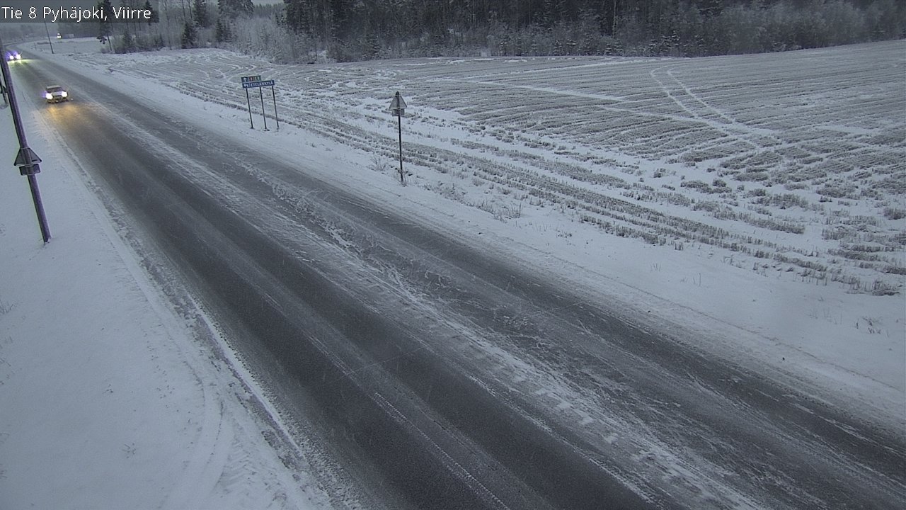 Kelikamerat Kuva Tie 8 Pyhäjoki, Viirre, Pyhäjoki, Pohjois-Pohjanmaa