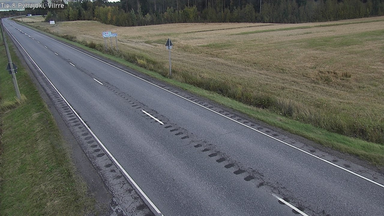 Kelikamerat Kuva Tie 8 Pyhäjoki, Viirre, Pyhäjoki, Pohjois-Pohjanmaa