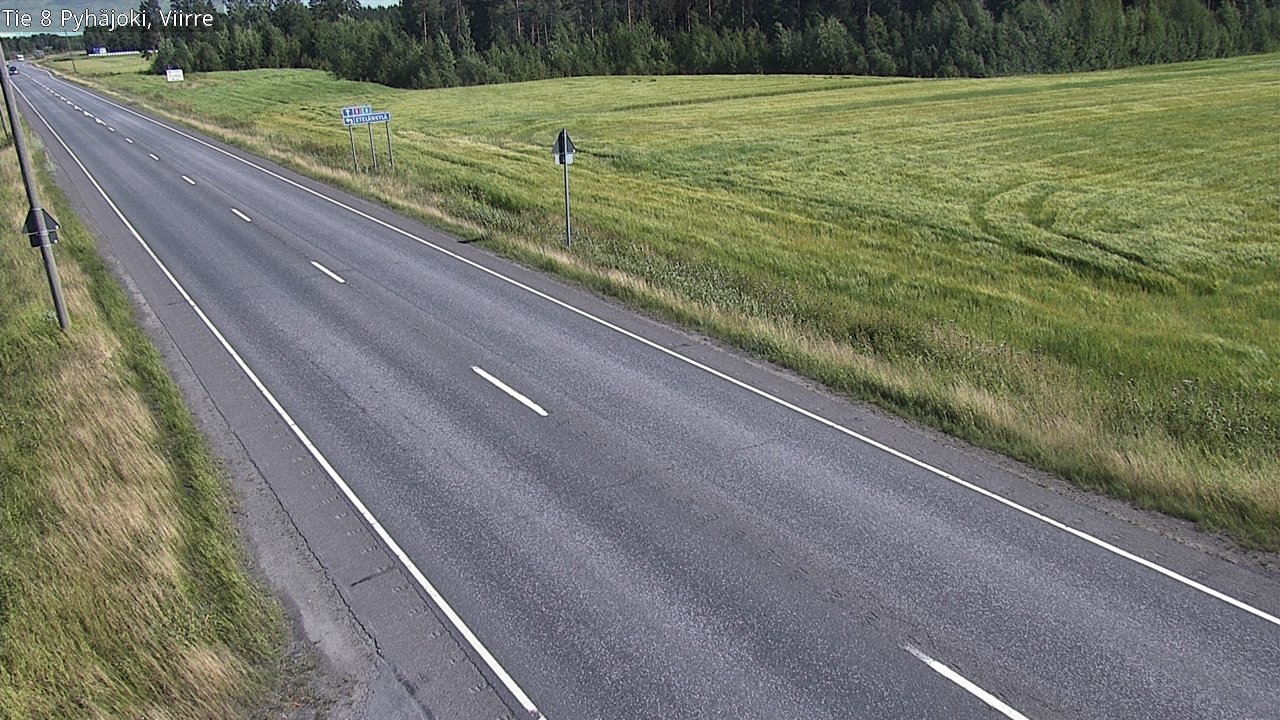 Kelikamerat Kuva Tie 8 Pyhäjoki, Viirre, Pyhäjoki, Pohjois-Pohjanmaa