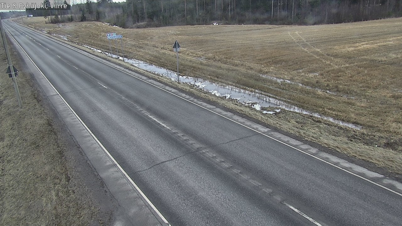 Kelikamerat Kuva Tie 8 Pyhäjoki, Viirre, Pyhäjoki, Pohjois-Pohjanmaa