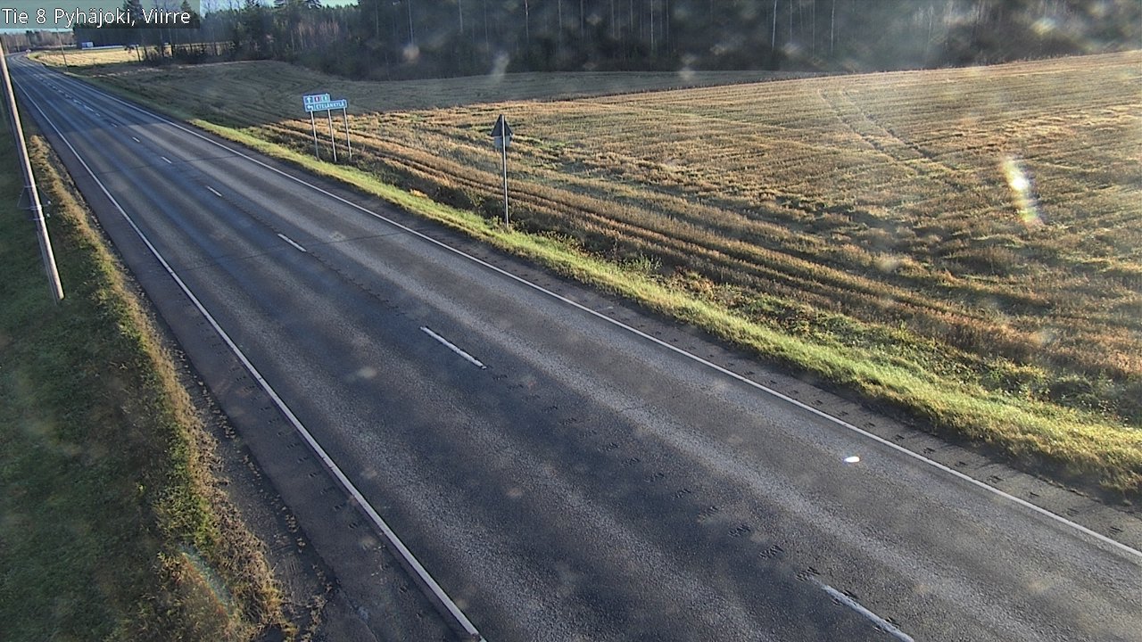 Kelikamerat Kuva Tie 8 Pyhäjoki, Viirre, Pyhäjoki, Pohjois-Pohjanmaa