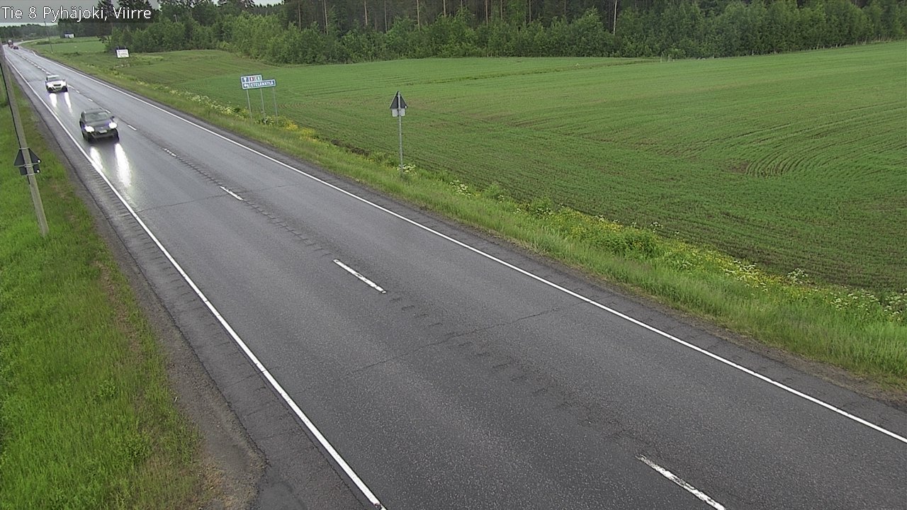 Kelikamerat Kuva Tie 8 Pyhäjoki, Viirre, Pyhäjoki, Pohjois-Pohjanmaa