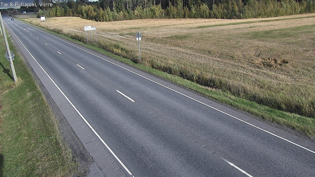 Kelikamerat Kuva Tie 8 Pyhäjoki, Viirre, Pyhäjoki, Pohjois-Pohjanmaa