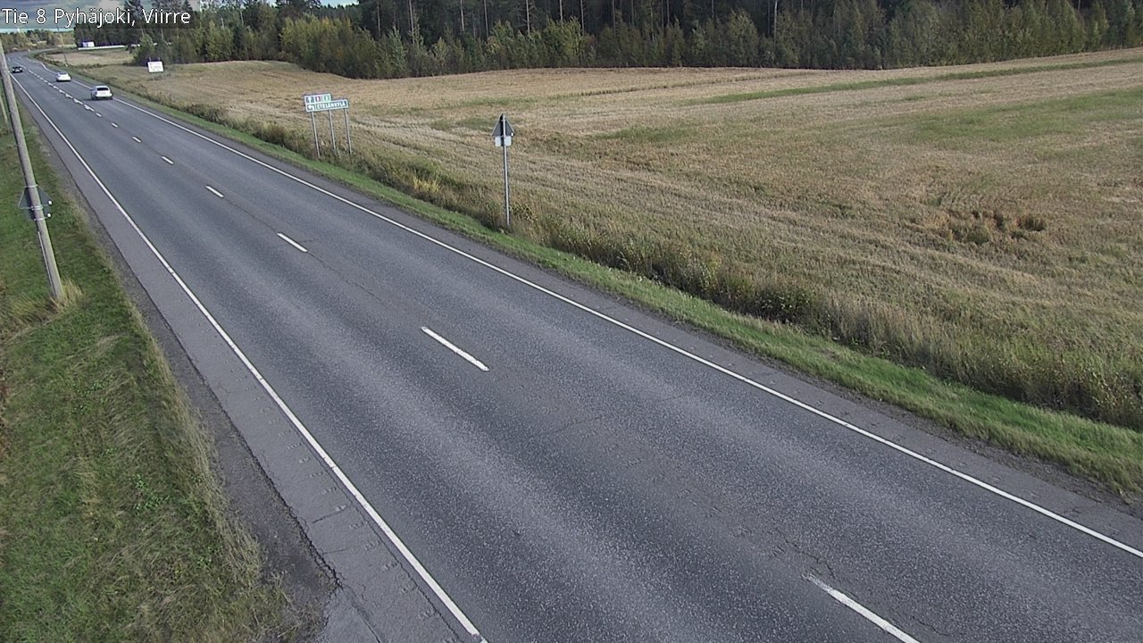 Kelikamerat Kuva Tie 8 Pyhäjoki, Viirre, Pyhäjoki, Pohjois-Pohjanmaa