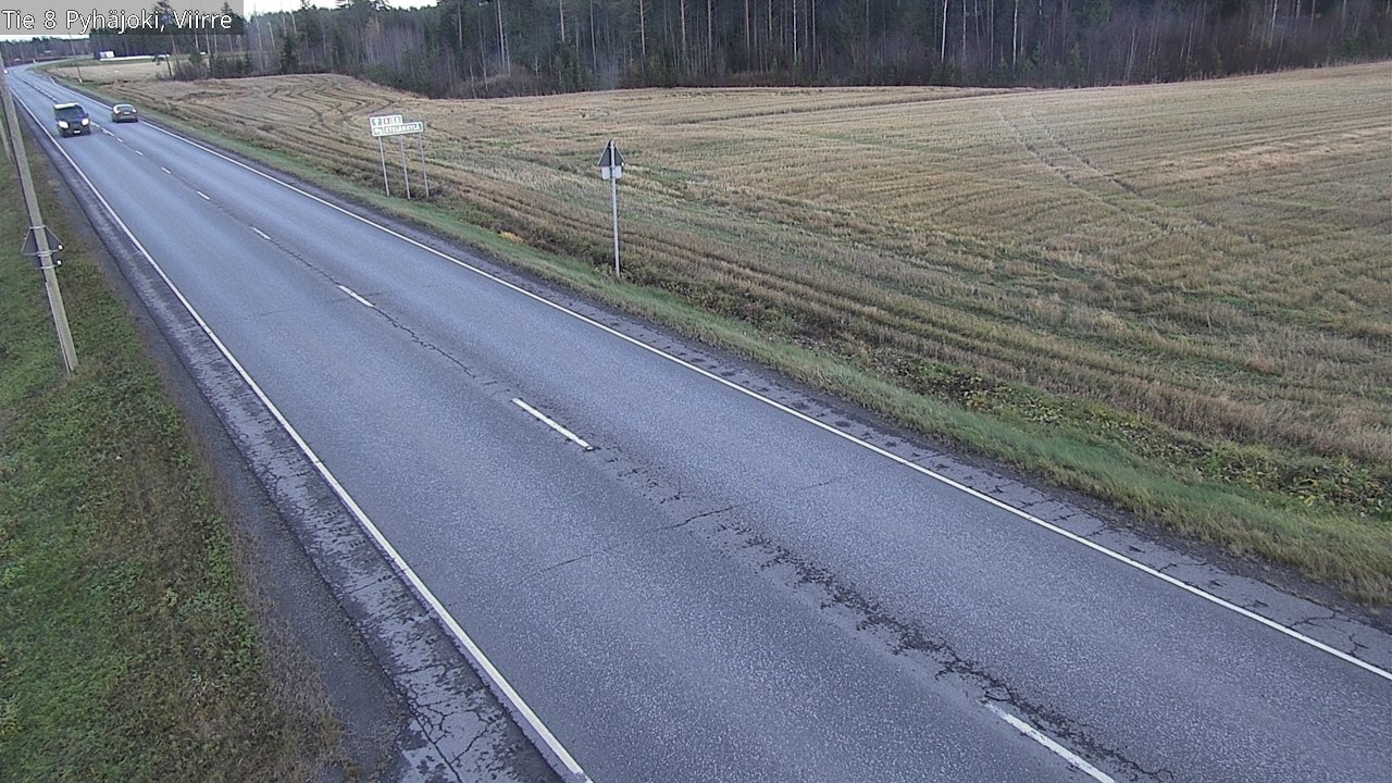 Kelikamerat Kuva Tie 8 Pyhäjoki, Viirre, Pyhäjoki, Pohjois-Pohjanmaa