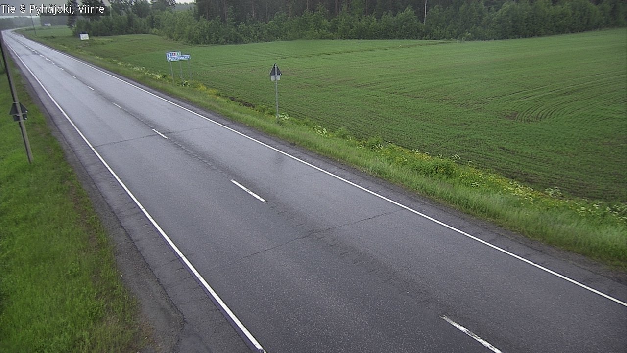 Kelikamerat Kuva Tie 8 Pyhäjoki, Viirre, Pyhäjoki, Pohjois-Pohjanmaa