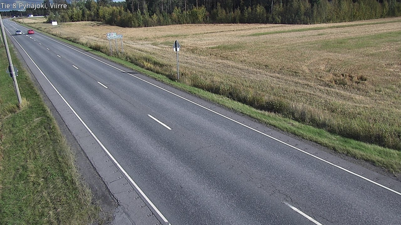 Kelikamerat Kuva Tie 8 Pyhäjoki, Viirre, Pyhäjoki, Pohjois-Pohjanmaa
