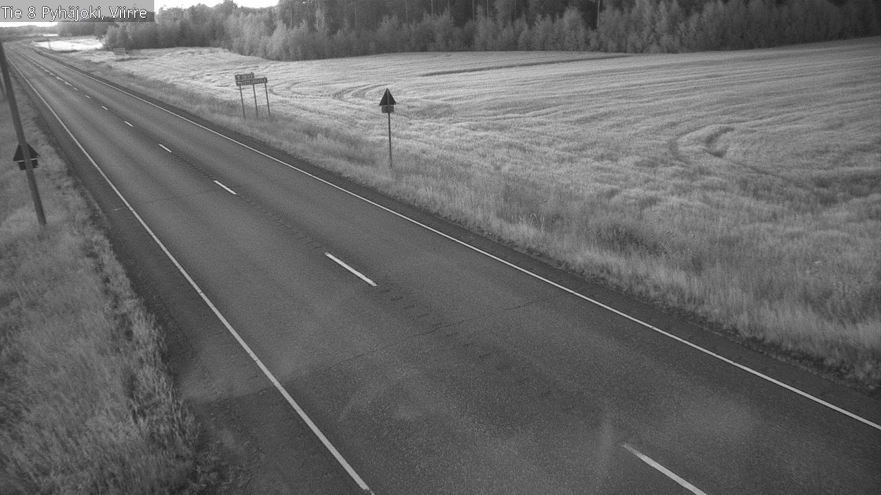 Kelikamerat Kuva Tie 8 Pyhäjoki, Viirre, Pyhäjoki, Pohjois-Pohjanmaa