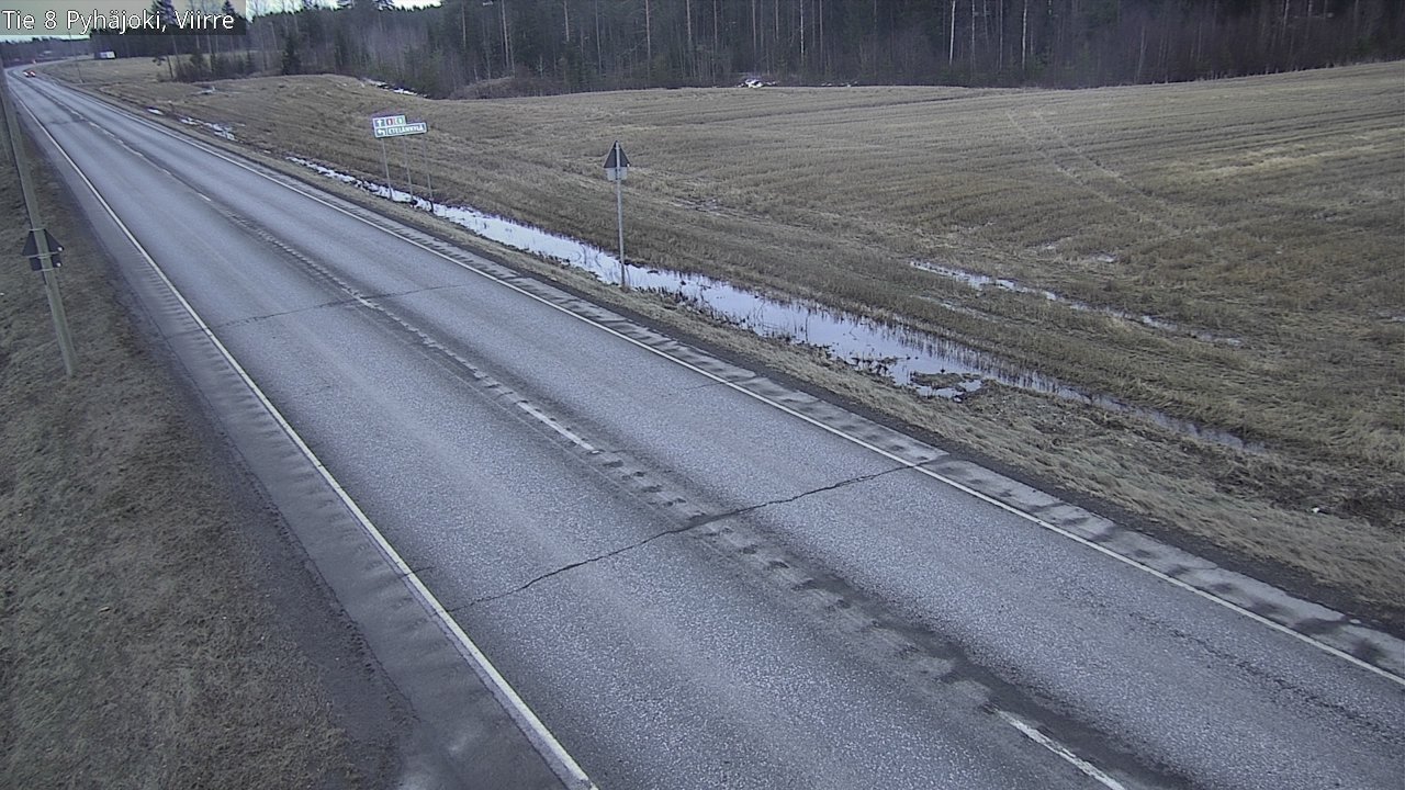 Kelikamerat Kuva Tie 8 Pyhäjoki, Viirre, Pyhäjoki, Pohjois-Pohjanmaa