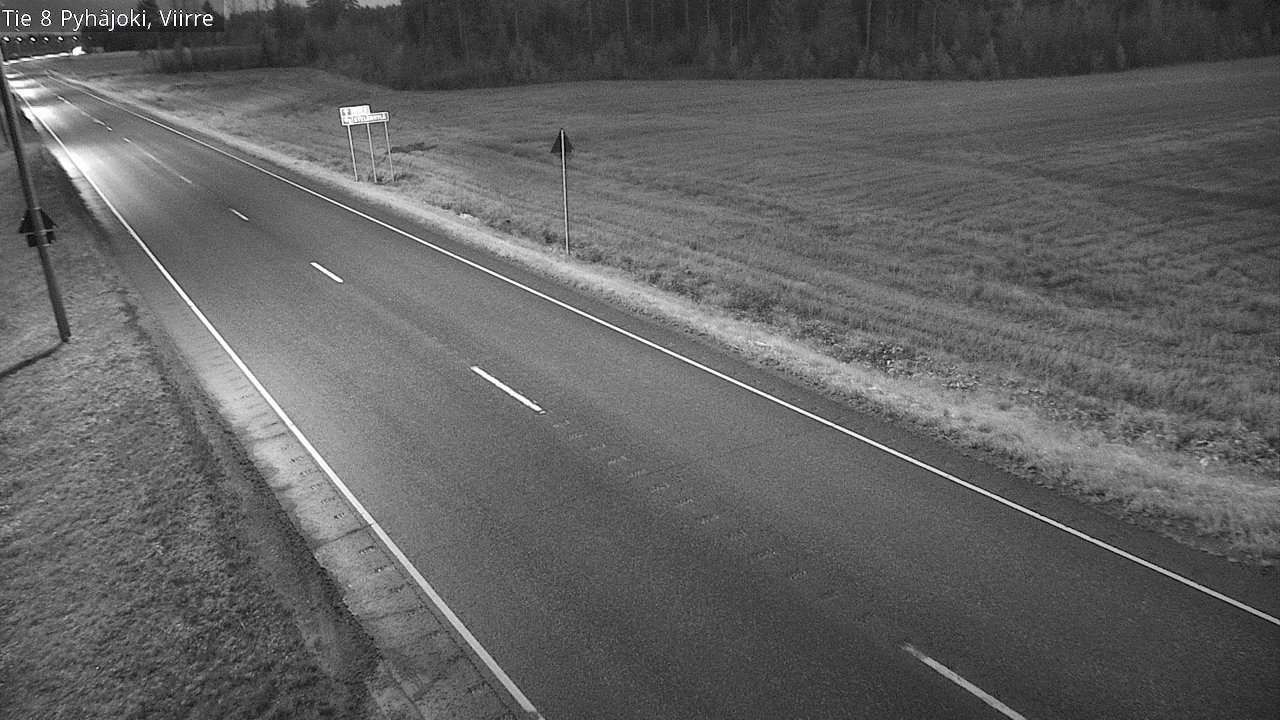 Kelikamerat Kuva Tie 8 Pyhäjoki, Viirre, Pyhäjoki, Pohjois-Pohjanmaa