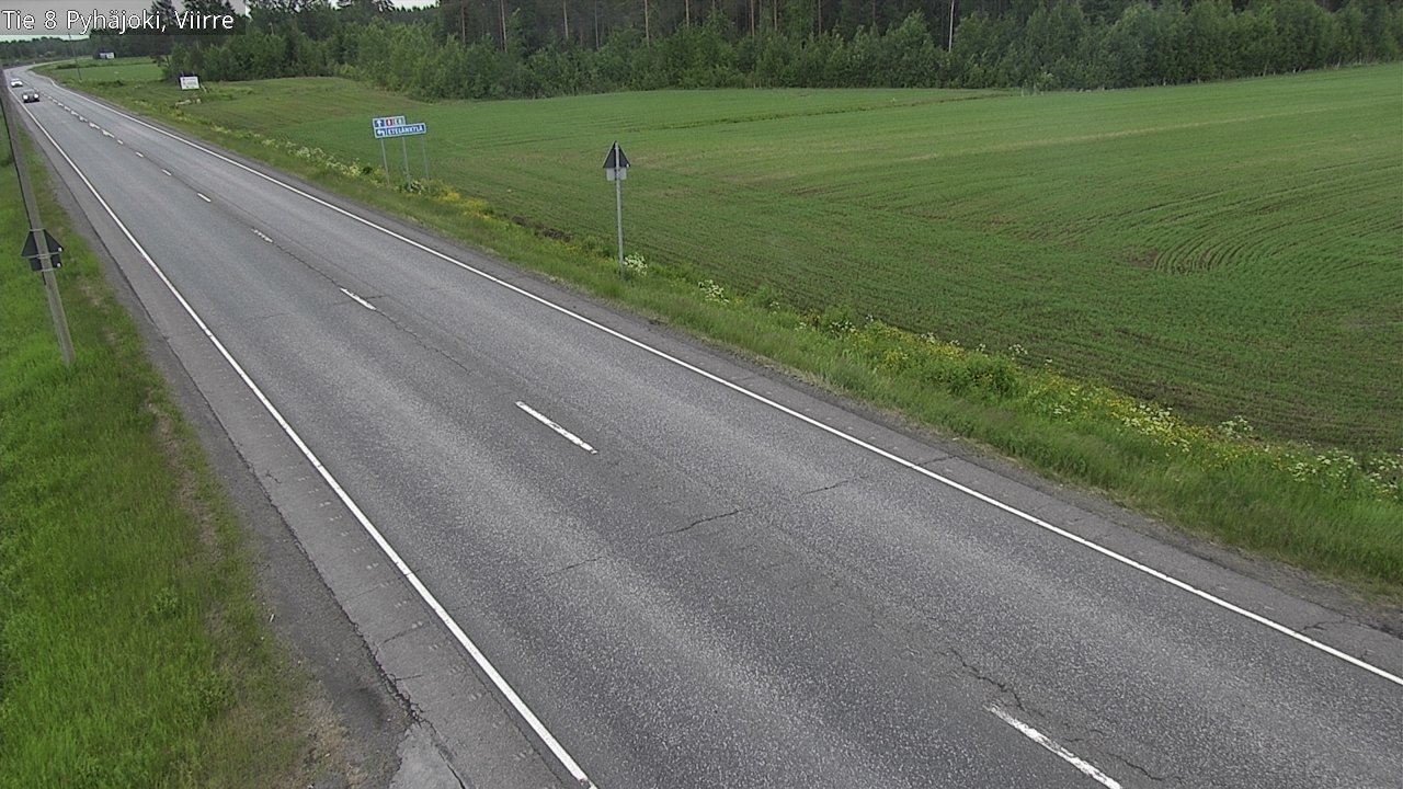 Kelikamerat Kuva Tie 8 Pyhäjoki, Viirre, Pyhäjoki, Pohjois-Pohjanmaa