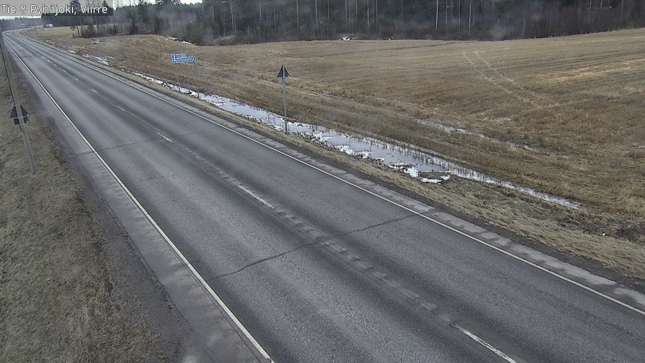 Kelikamerat Kuva Tie 8 Pyhäjoki, Viirre, Pyhäjoki, Pohjois-Pohjanmaa