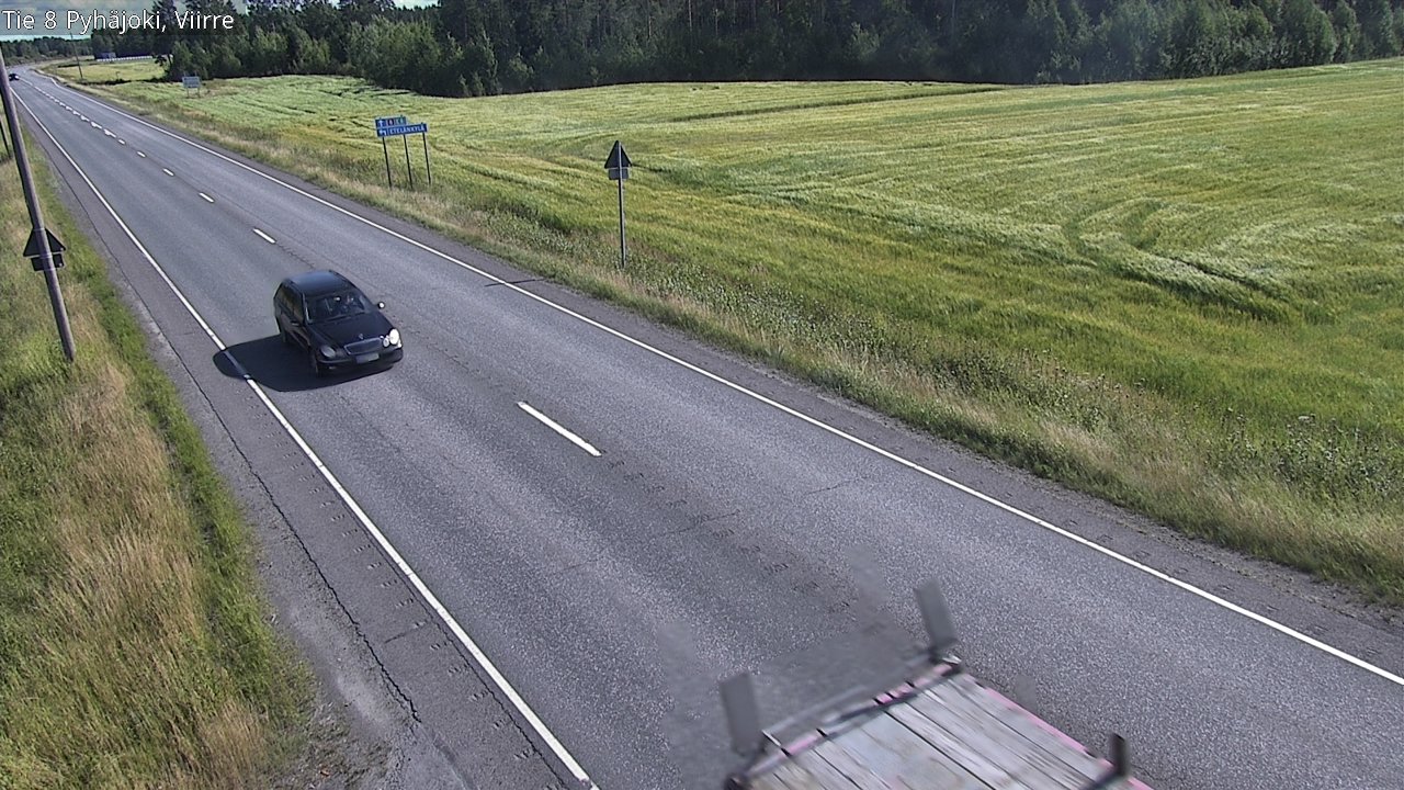 Kelikamerat Kuva Tie 8 Pyhäjoki, Viirre, Pyhäjoki, Pohjois-Pohjanmaa
