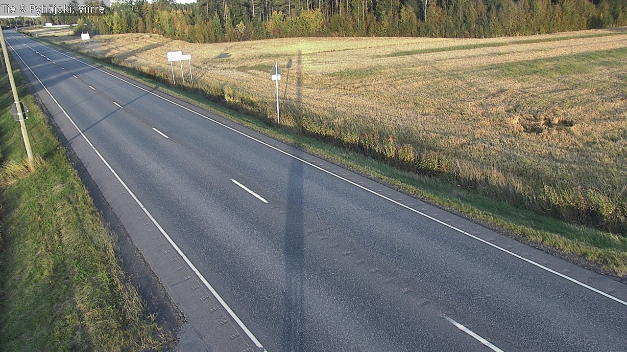 Kelikamerat Kuva Tie 8 Pyhäjoki, Viirre, Pyhäjoki, Pohjois-Pohjanmaa