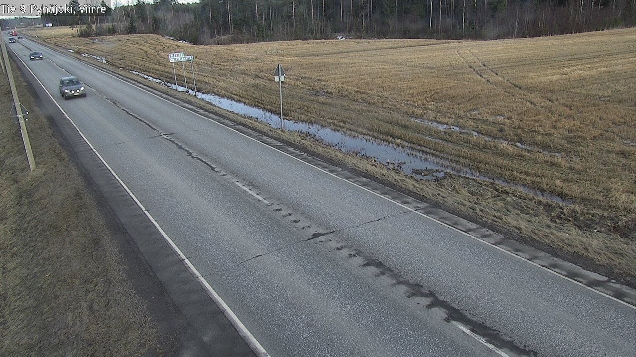 Kelikamerat Kuva Tie 8 Pyhäjoki, Viirre, Pyhäjoki, Pohjois-Pohjanmaa