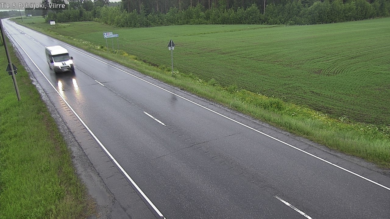 Kelikamerat Kuva Tie 8 Pyhäjoki, Viirre, Pyhäjoki, Pohjois-Pohjanmaa