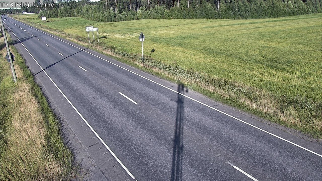 Kelikamerat Kuva Tie 8 Pyhäjoki, Viirre, Pyhäjoki, Pohjois-Pohjanmaa
