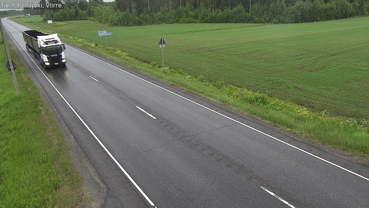Kelikamerat Kuva Tie 8 Pyhäjoki, Viirre, Pyhäjoki, Pohjois-Pohjanmaa