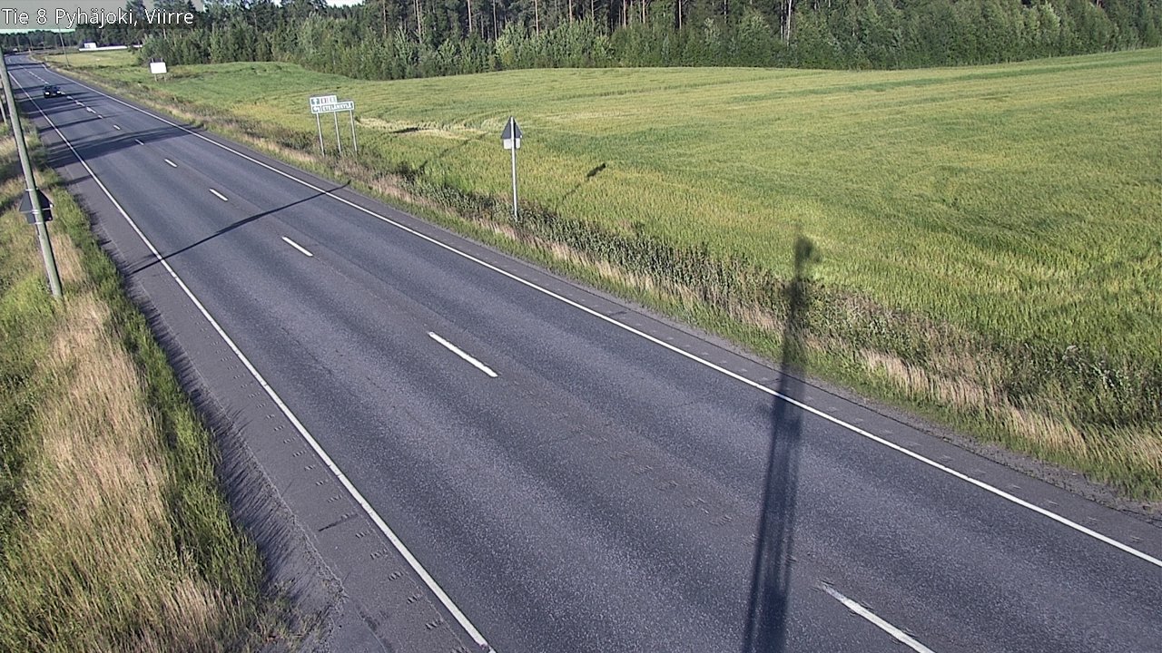 Kelikamerat Kuva Tie 8 Pyhäjoki, Viirre, Pyhäjoki, Pohjois-Pohjanmaa