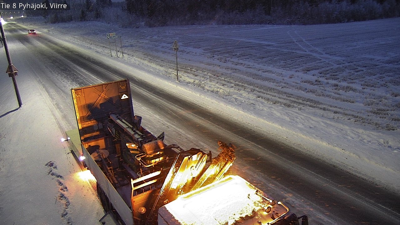 Kelikamerat Kuva Tie 8 Pyhäjoki, Viirre, Pyhäjoki, Pohjois-Pohjanmaa
