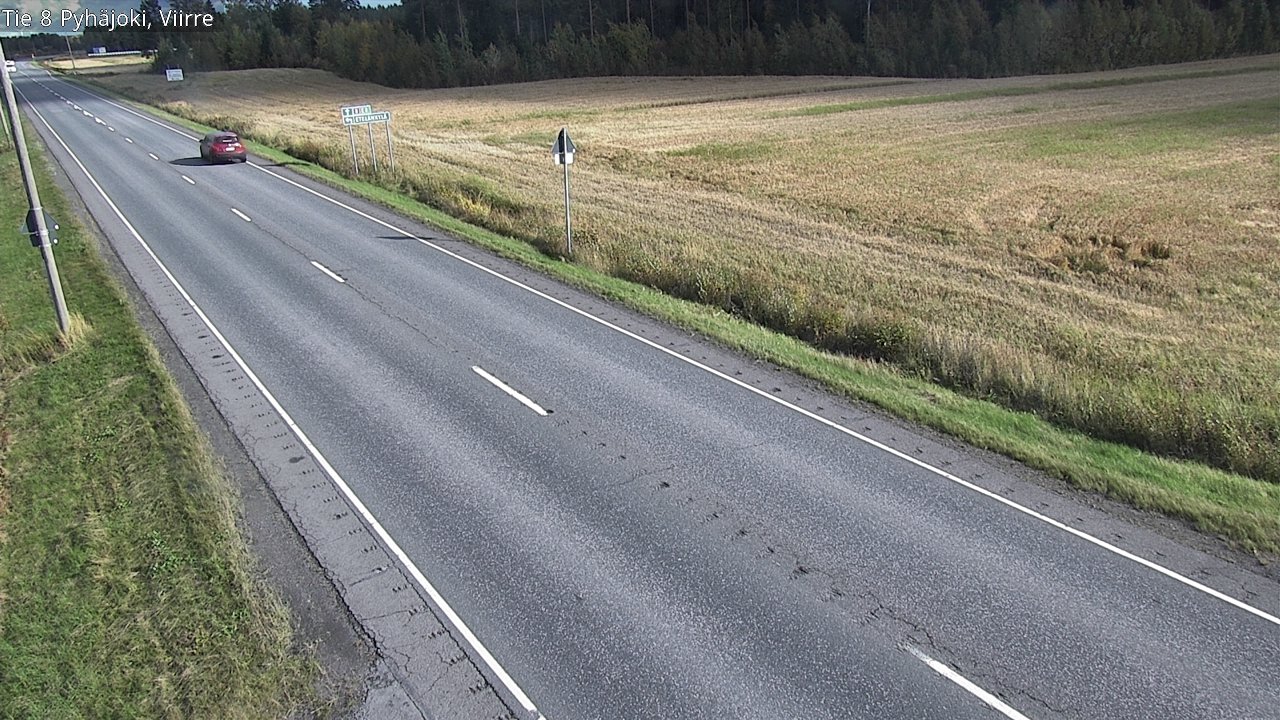 Kelikamerat Kuva Tie 8 Pyhäjoki, Viirre, Pyhäjoki, Pohjois-Pohjanmaa