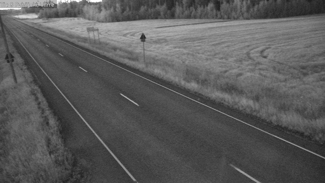 Kelikamerat Kuva Tie 8 Pyhäjoki, Viirre, Pyhäjoki, Pohjois-Pohjanmaa