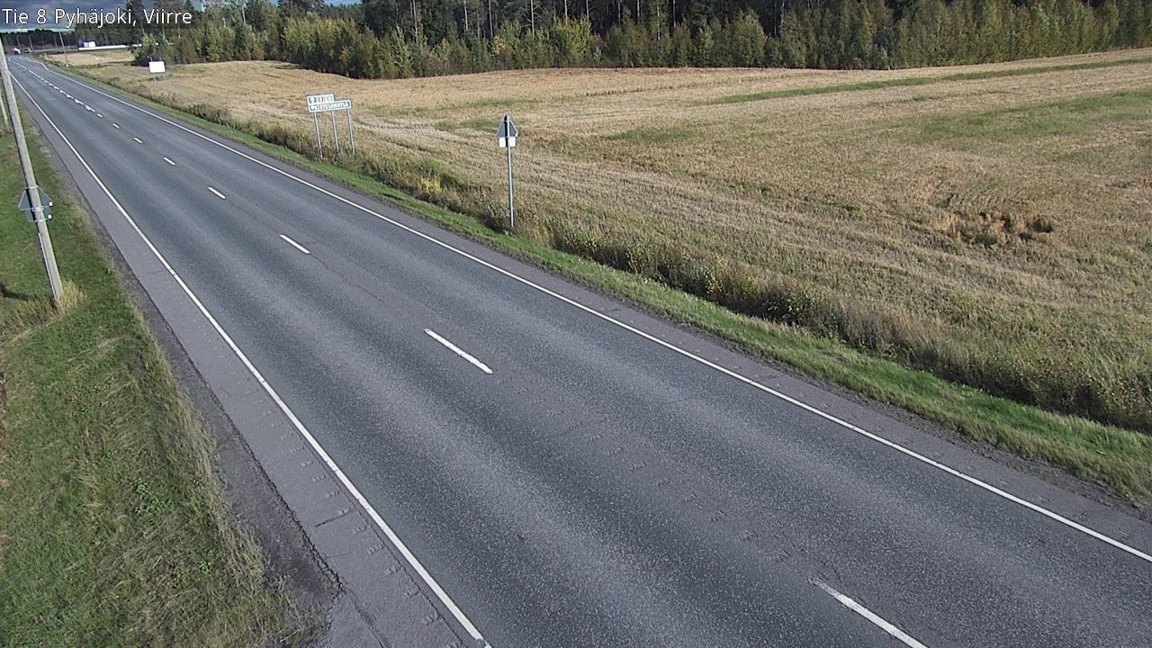 Kelikamerat Kuva Tie 8 Pyhäjoki, Viirre, Pyhäjoki, Pohjois-Pohjanmaa