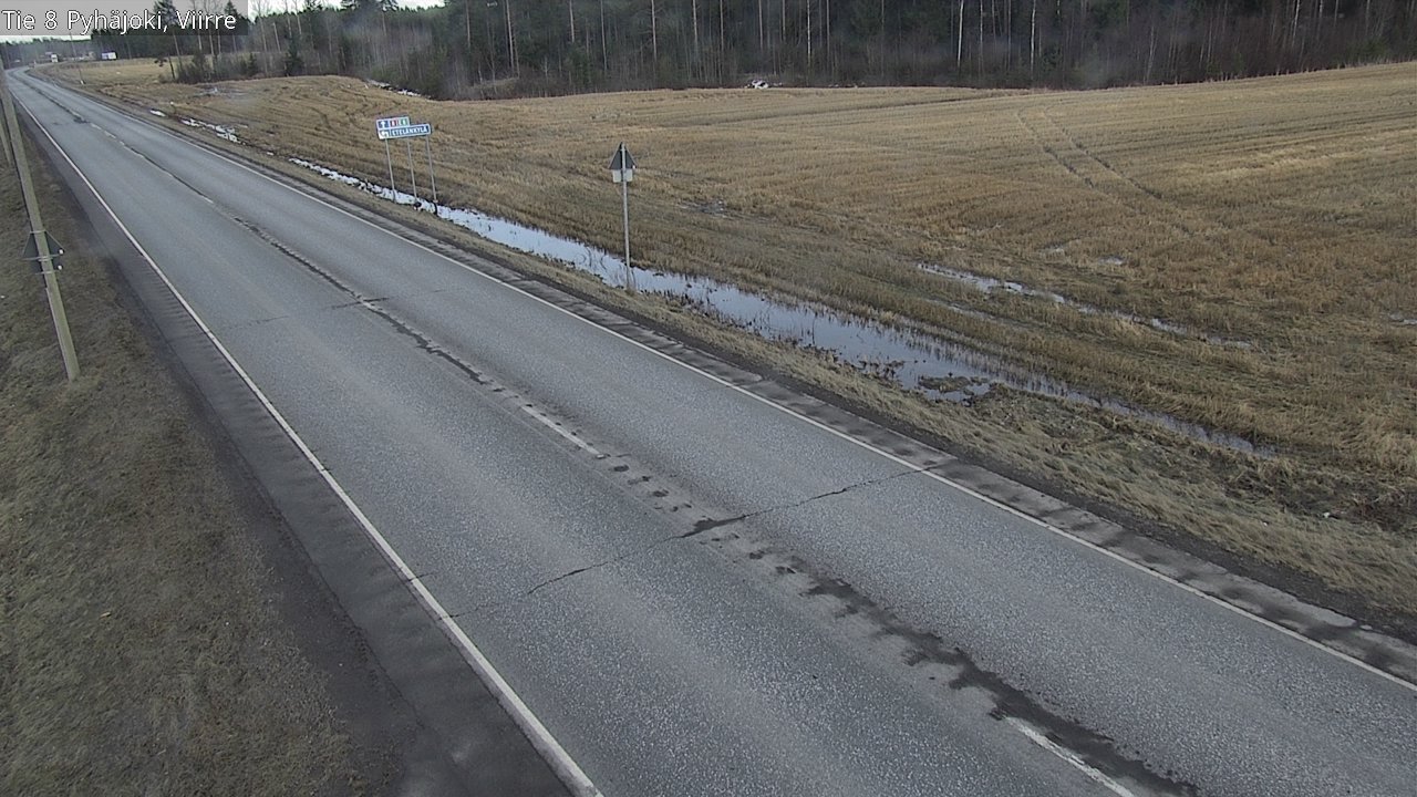 Kelikamerat Kuva Tie 8 Pyhäjoki, Viirre, Pyhäjoki, Pohjois-Pohjanmaa