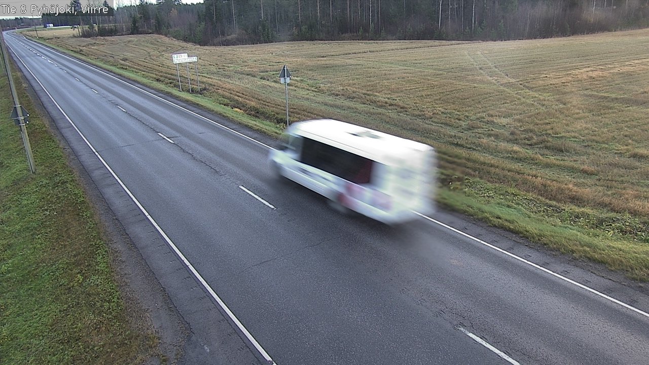 Kelikamerat Kuva Tie 8 Pyhäjoki, Viirre, Pyhäjoki, Pohjois-Pohjanmaa