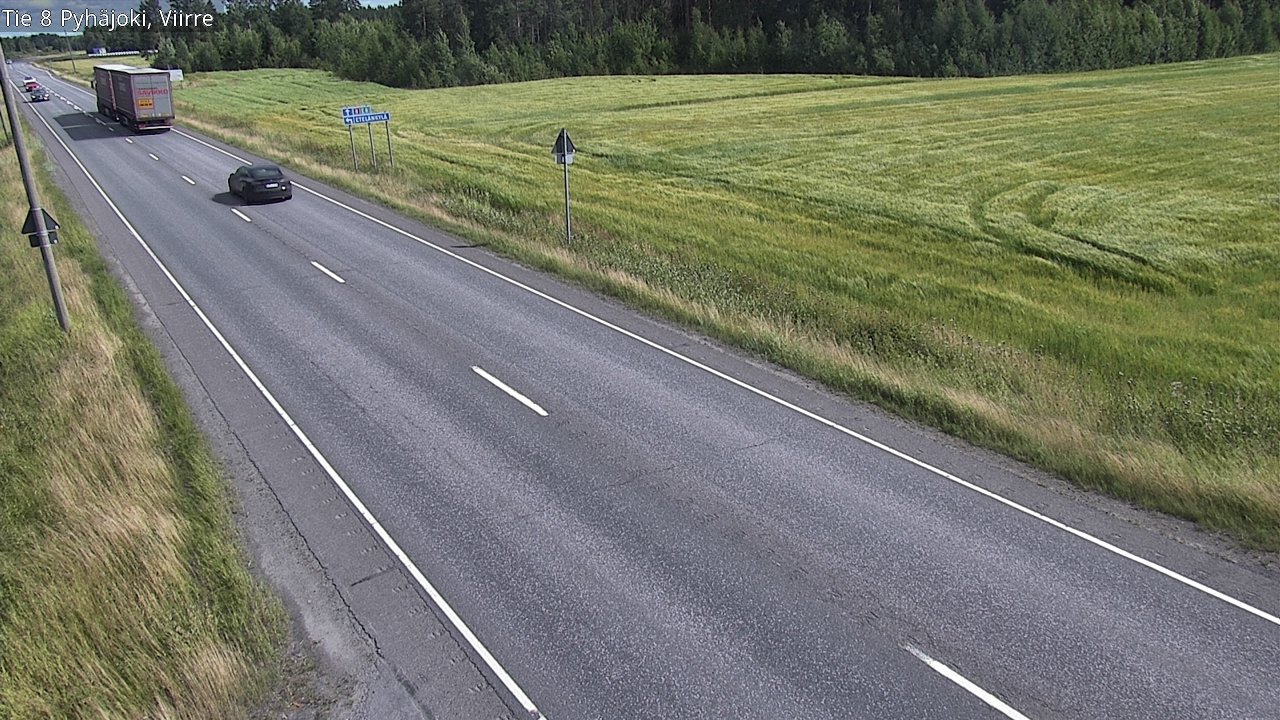 Kelikamerat Kuva Tie 8 Pyhäjoki, Viirre, Pyhäjoki, Pohjois-Pohjanmaa