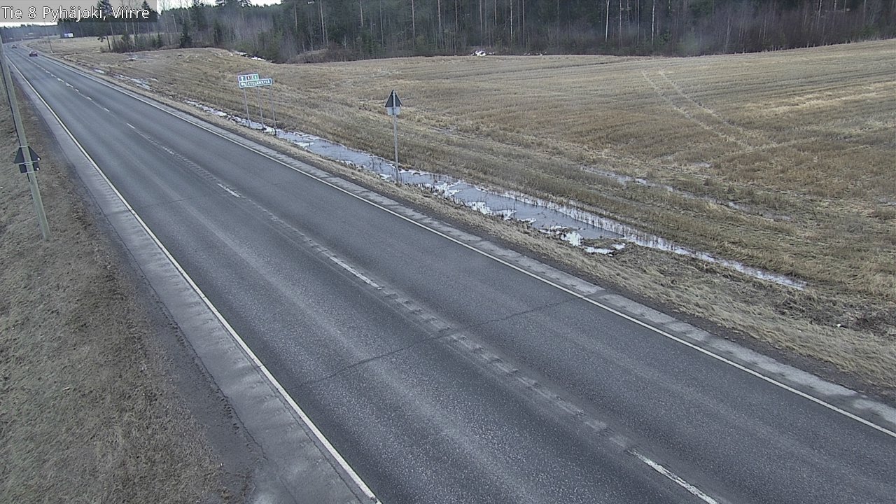 Kelikamerat Kuva Tie 8 Pyhäjoki, Viirre, Pyhäjoki, Pohjois-Pohjanmaa