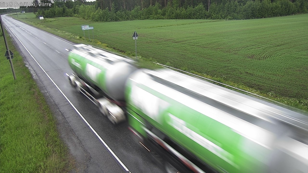 Kelikamerat Kuva Tie 8 Pyhäjoki, Viirre, Pyhäjoki, Pohjois-Pohjanmaa