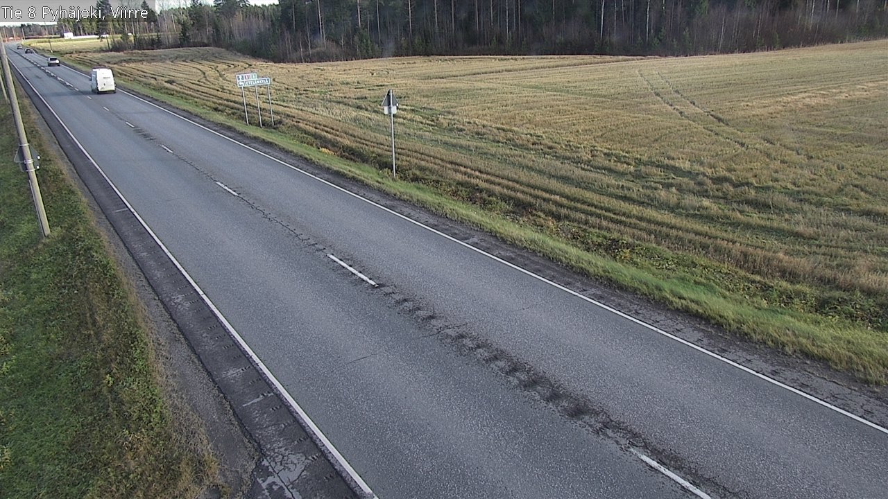 Kelikamerat Kuva Tie 8 Pyhäjoki, Viirre, Pyhäjoki, Pohjois-Pohjanmaa