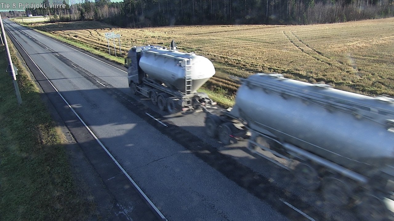 Kelikamerat Kuva Tie 8 Pyhäjoki, Viirre, Pyhäjoki, Pohjois-Pohjanmaa