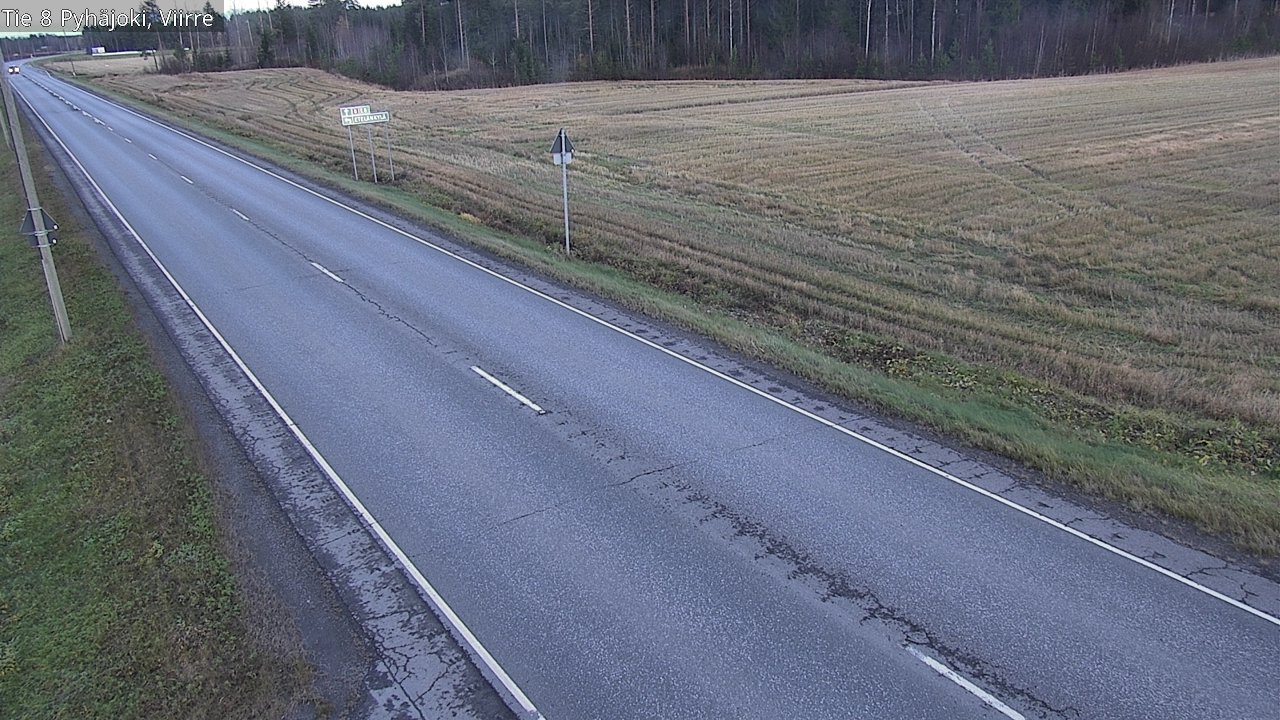 Kelikamerat Kuva Tie 8 Pyhäjoki, Viirre, Pyhäjoki, Pohjois-Pohjanmaa