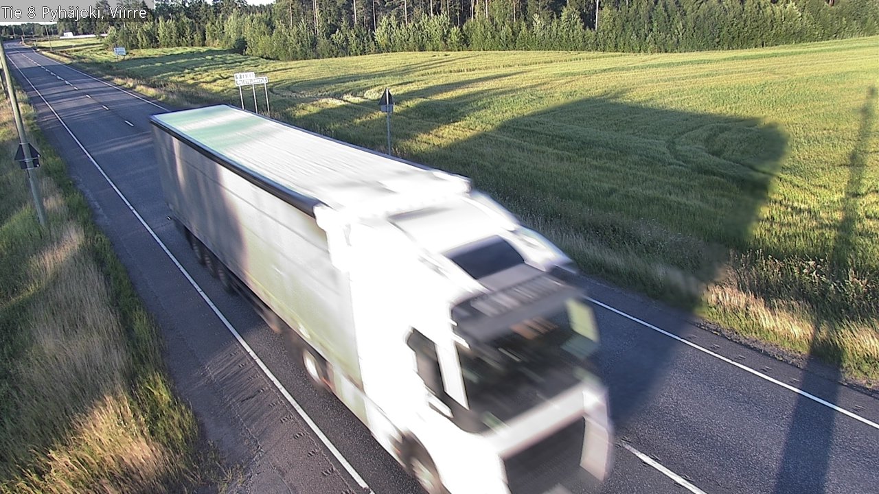 Kelikamerat Kuva Tie 8 Pyhäjoki, Viirre, Pyhäjoki, Pohjois-Pohjanmaa