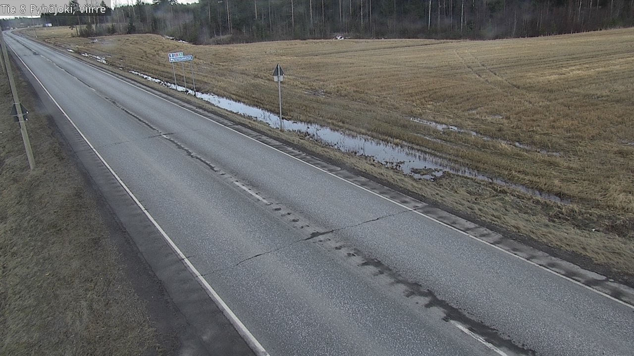 Kelikamerat Kuva Tie 8 Pyhäjoki, Viirre, Pyhäjoki, Pohjois-Pohjanmaa