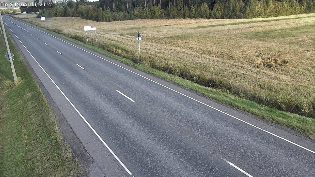 Kelikamerat Kuva Tie 8 Pyhäjoki, Viirre, Pyhäjoki, Pohjois-Pohjanmaa