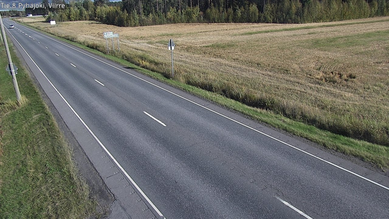 Kelikamerat Kuva Tie 8 Pyhäjoki, Viirre, Pyhäjoki, Pohjois-Pohjanmaa