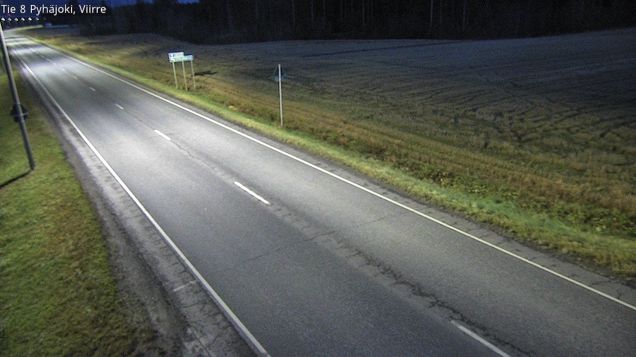 Kelikamerat Kuva Tie 8 Pyhäjoki, Viirre, Pyhäjoki, Pohjois-Pohjanmaa