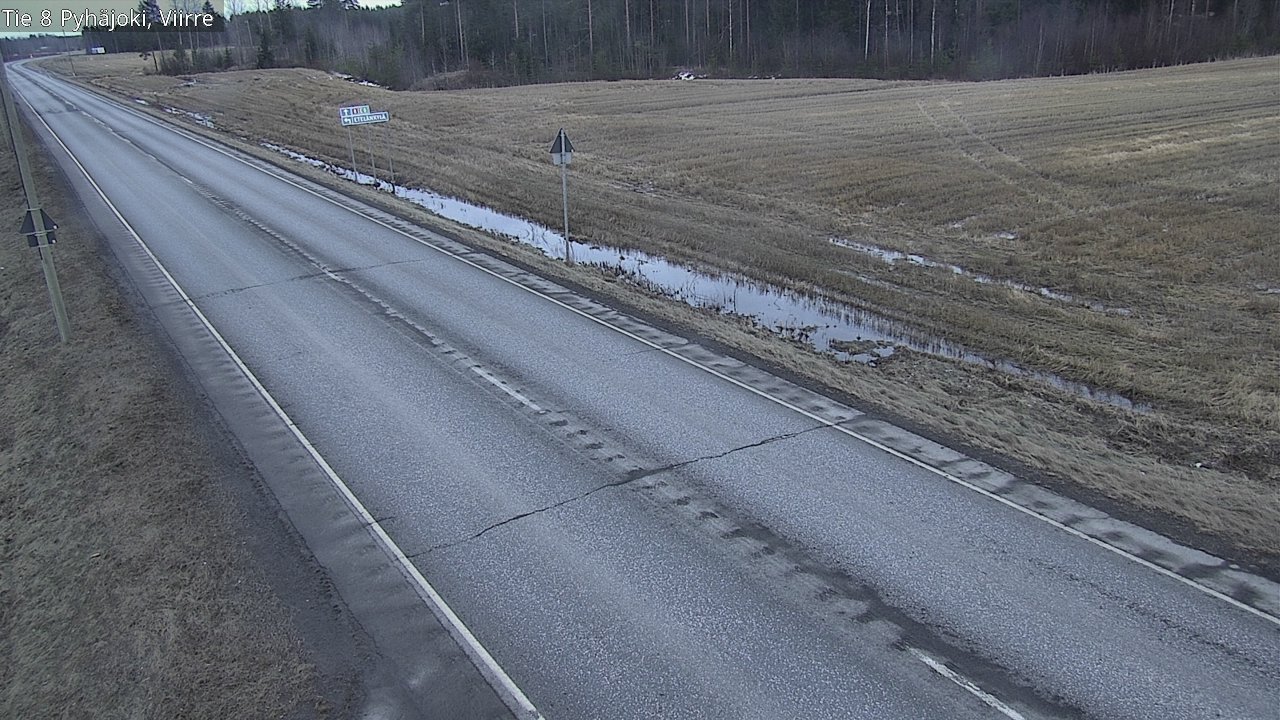 Kelikamerat Kuva Tie 8 Pyhäjoki, Viirre, Pyhäjoki, Pohjois-Pohjanmaa