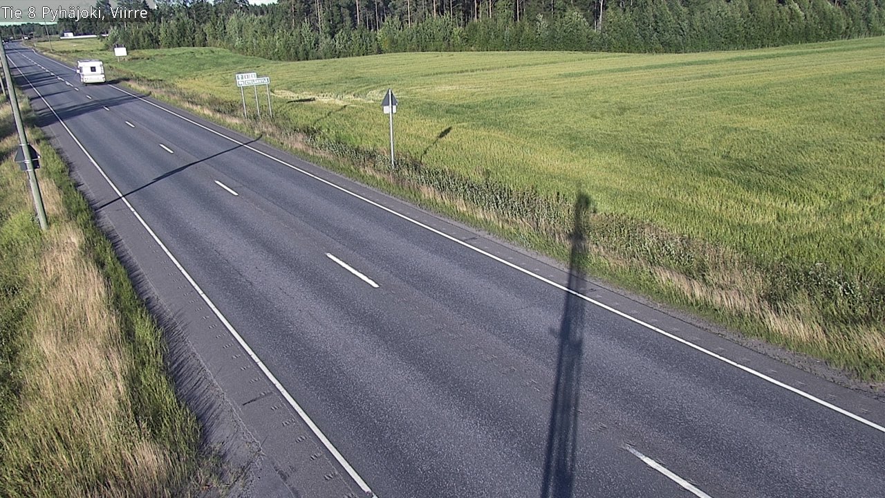 Kelikamerat Kuva Tie 8 Pyhäjoki, Viirre, Pyhäjoki, Pohjois-Pohjanmaa