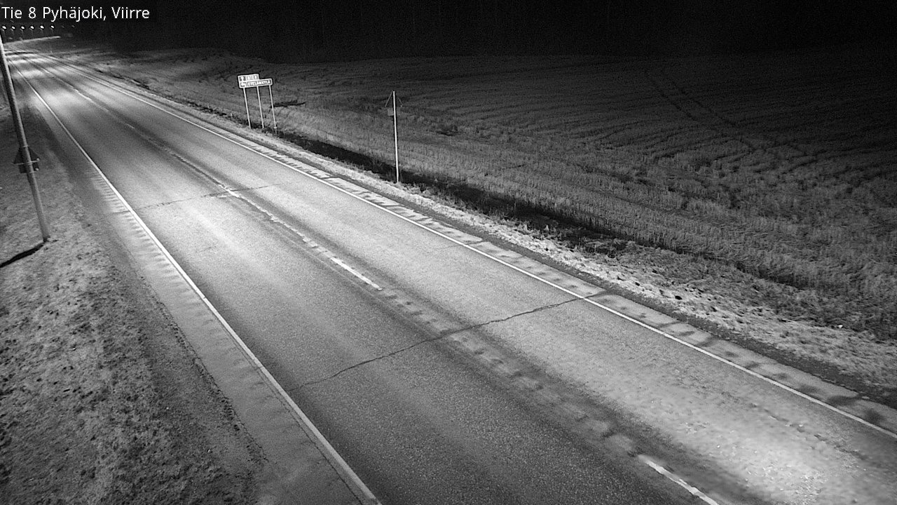 Kelikamerat Kuva Tie 8 Pyhäjoki, Viirre, Pyhäjoki, Pohjois-Pohjanmaa