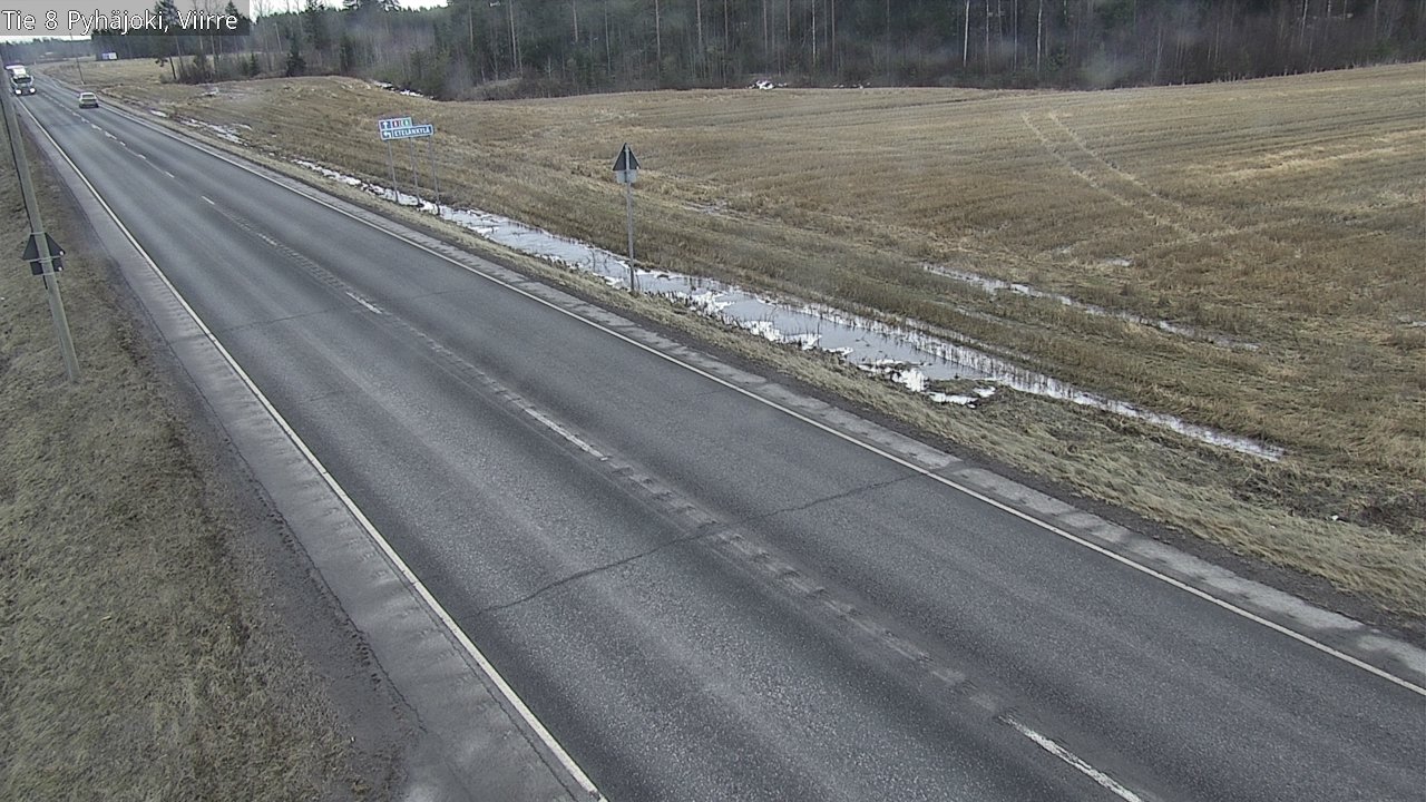 Kelikamerat Kuva Tie 8 Pyhäjoki, Viirre, Pyhäjoki, Pohjois-Pohjanmaa