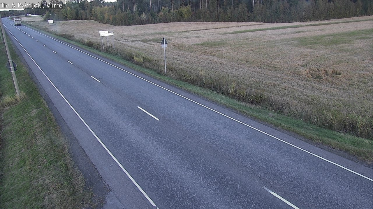 Kelikamerat Kuva Tie 8 Pyhäjoki, Viirre, Pyhäjoki, Pohjois-Pohjanmaa